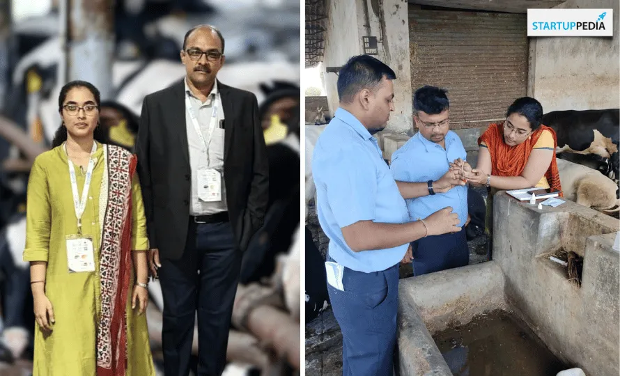 Meet two entrepreneurs who are bringing tech to dairy farmers in India – first client was Amul, now make Rs 80 lakhs of annual revenue.
